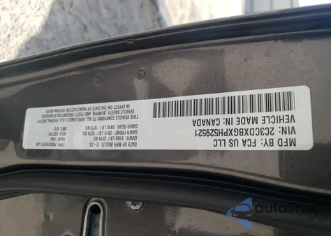 2023 Dodge Charger Sxt z USA, uszkodzony, nr VIN 2C3CDXBGXPH529521